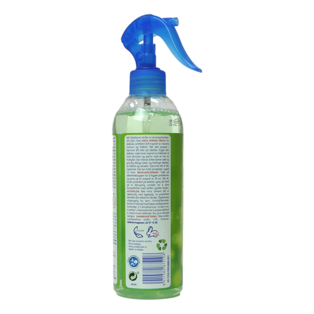 Asevi Air Freshener 400ml White Jasmine Spray