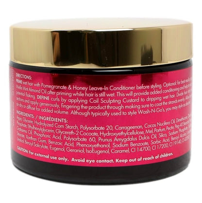 Mielle EU Label Pomegranate & Honey Coil Sculpting Custard