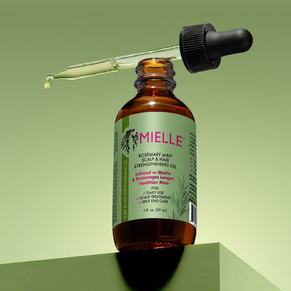 Mielle EU Label Rosemary Mint Scalp & Hair Strengthening Oil