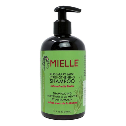 Mielle EU Label Rosemary Mint Strengthening Shampoo