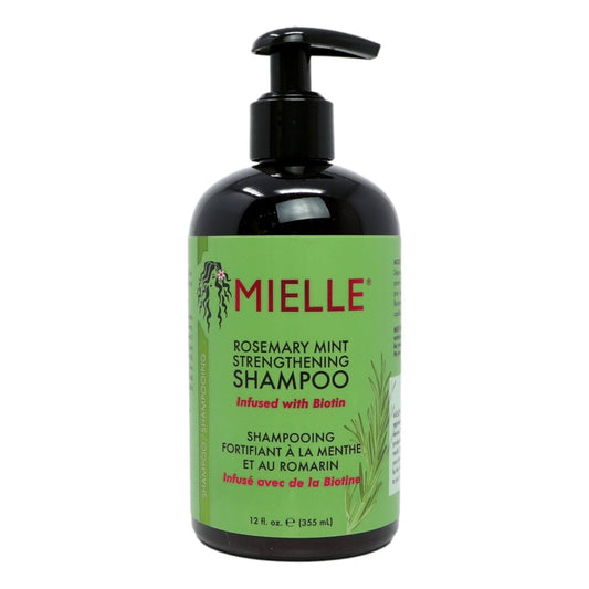 Mielle EU Label Rosemary Mint Strengthening Shampoo