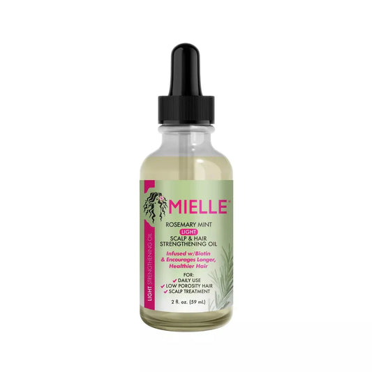 Mielle USA Label Rosemary Mint Light Scalp & Hair Strengthening Oil 2oz