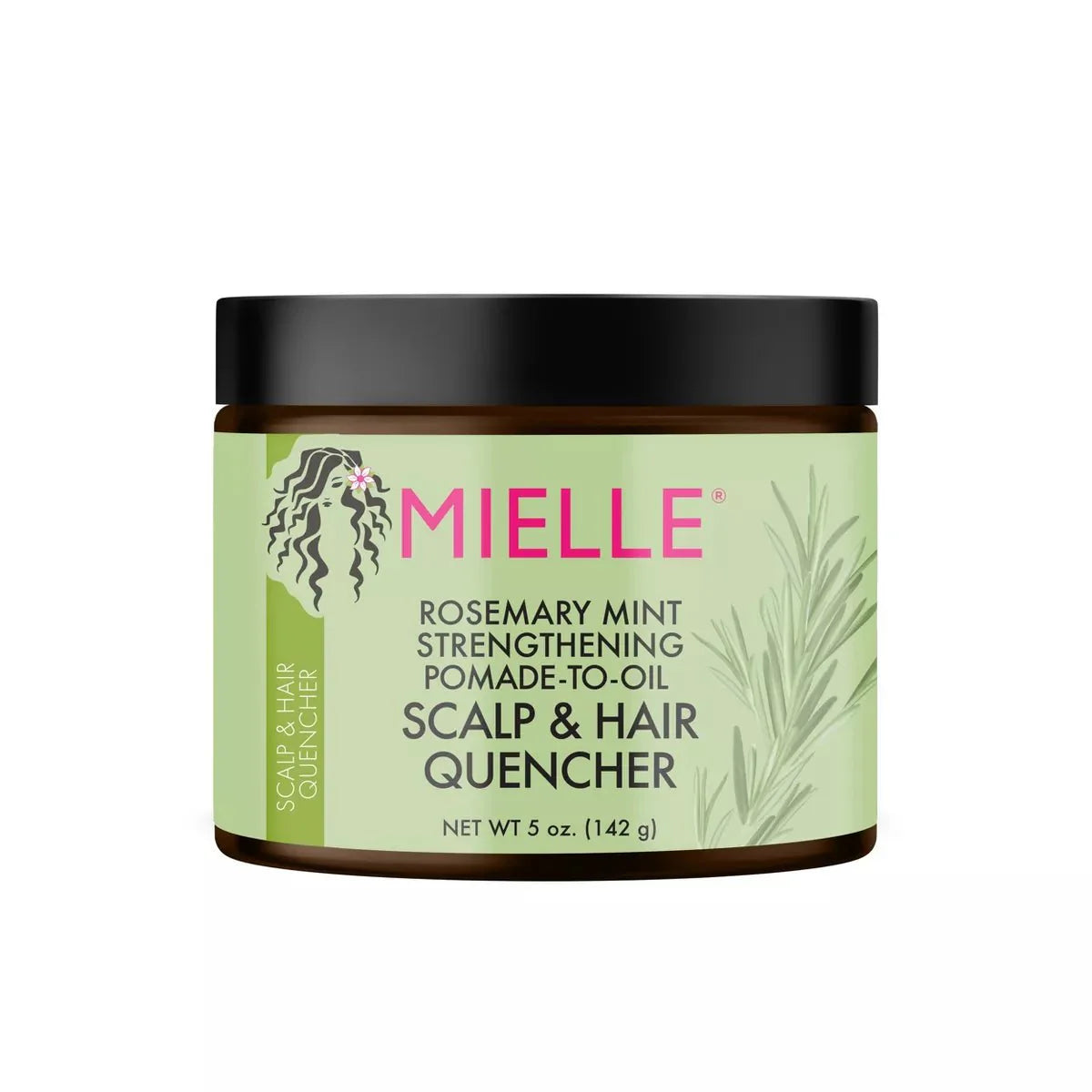 Mielle USA Label Rosemary Mint Pomade Oil Hair & Scalp Quencher 5fl oz