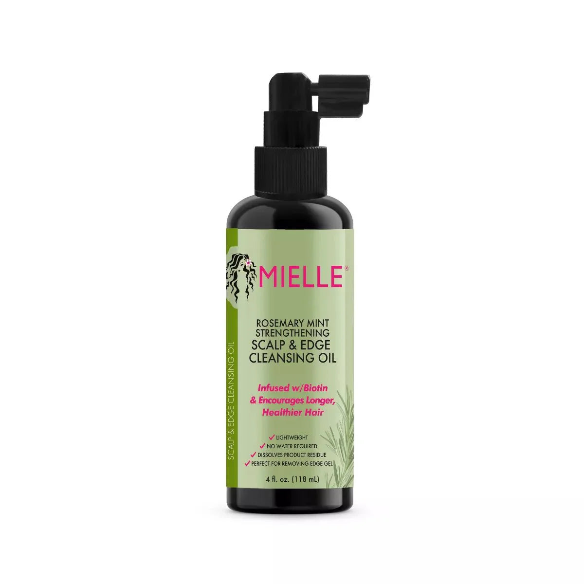 Mielle USA Label Rosemary Mint Scalp & Edge Cleansing Oil 4fl oz