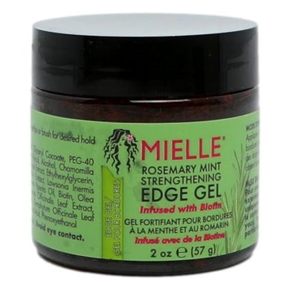 Mielle USA Label Rosemary Mint Strengthening Edge Gel Export