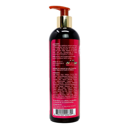 Mielle USA Label Pomegranate & Honey Moisturizing and Detangling Shampoo Export