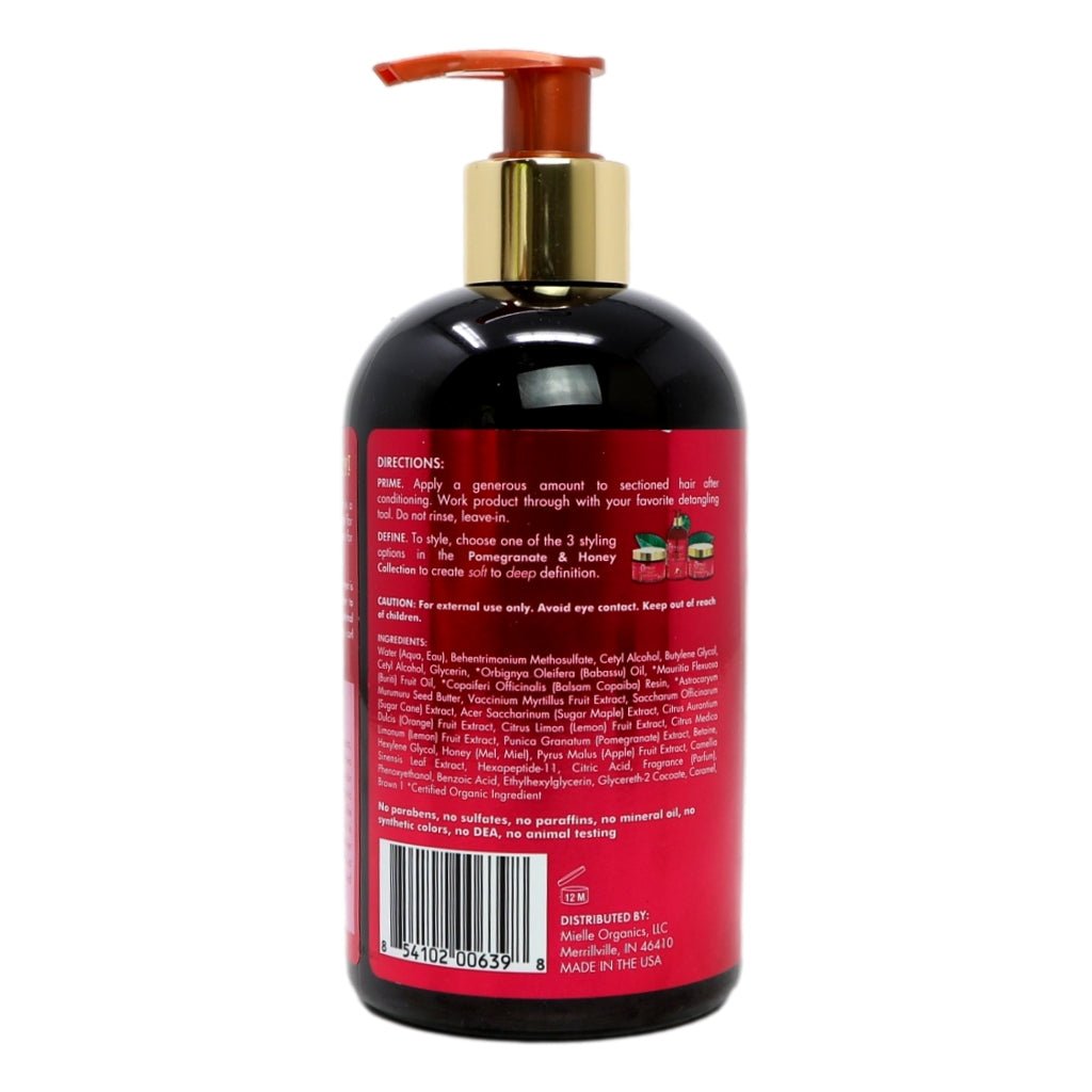 Mielle USA Label Pomegranate & Honey Leave in Conditioner Export