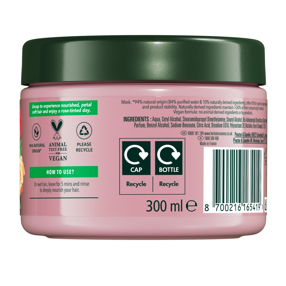 Herbal Essences Mask 300ml Rose