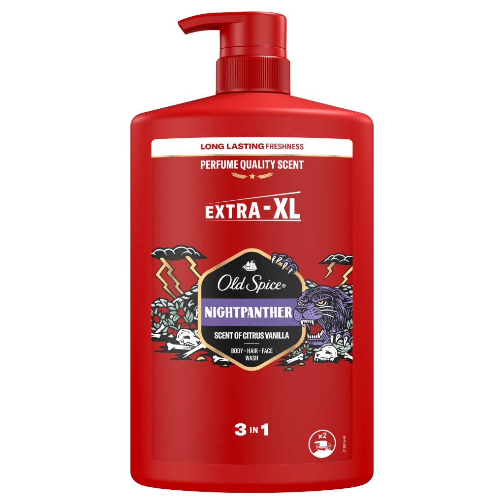 Buy Old Spice Shower Gel 1Ltr Night Panther online at Intamarque Wholesale – Trusted FMCG distributor