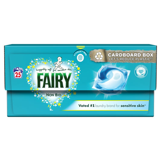 Fairy Non Bio Pods Washing Liquid Capsule For Sensitive Skin 25 Washes