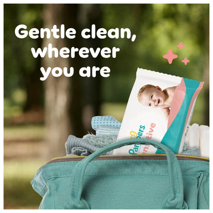 Pampers Baby Wipes 4pk Sensitive PF