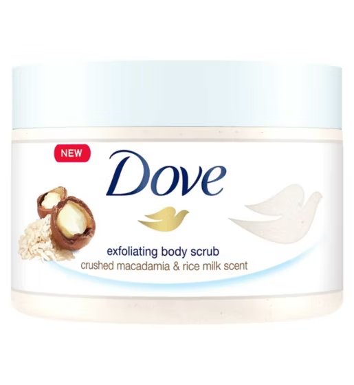 Dove Body Scrub 225ml Macadamia & Rice Milk - Intamarque - Wholesale 8710447217054