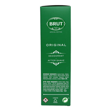 Brut Original Gift Set 2Pc (100ml Aftershave & 200ml Deodorant Spray) - Intamarque - Wholesale 8710522646854