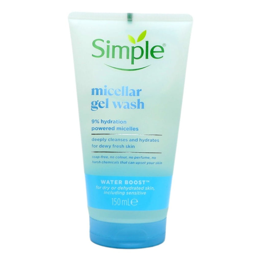 Simple Micellar Facial Wash Gel 150ml Water Boost