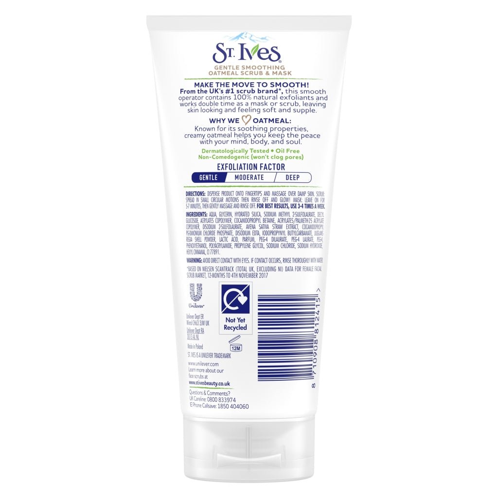 St. Ives Nourish & Soothe Scrub 150ml Oatmeal