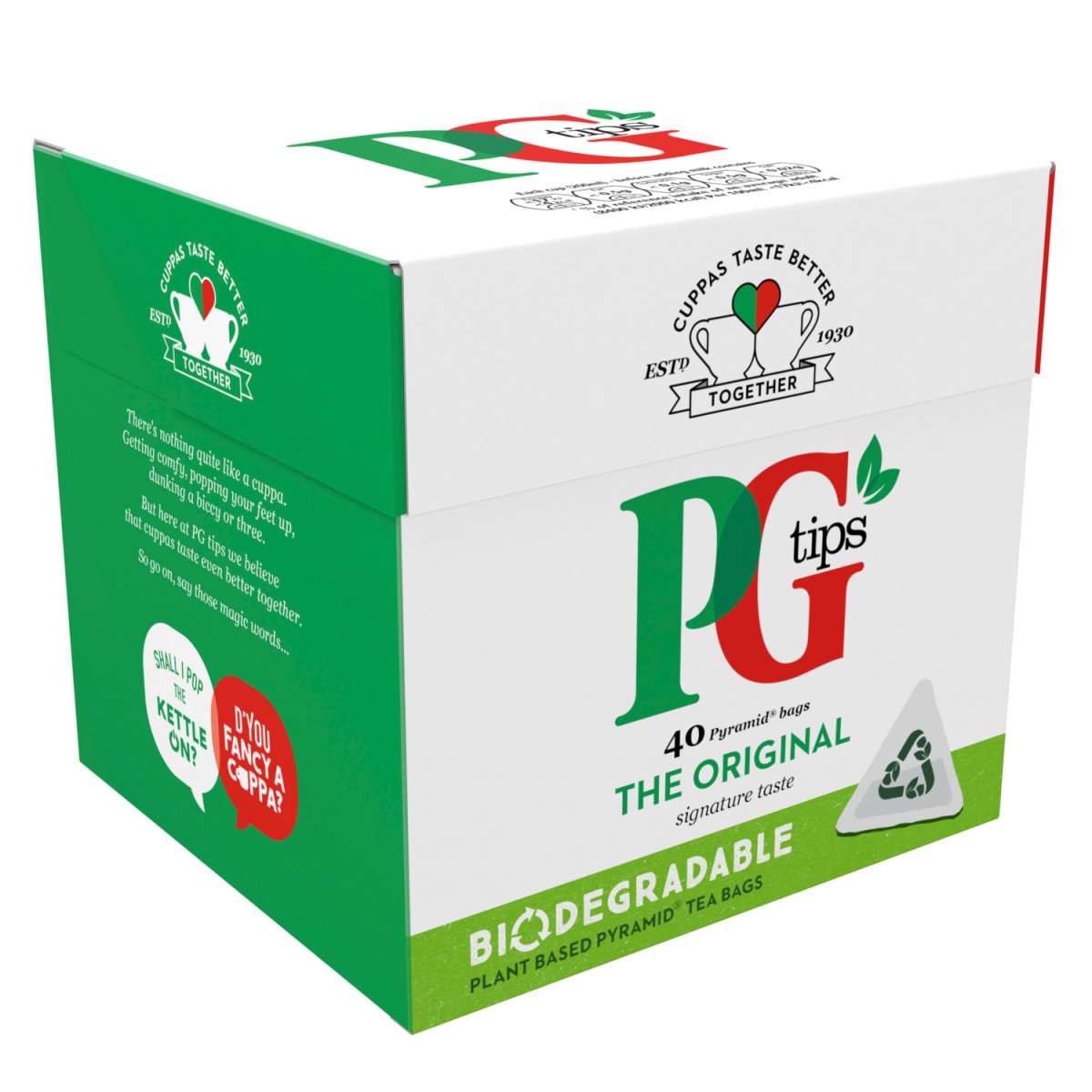 PG Tips Pyramid Teabags 40 pack Intamarque Wholesale