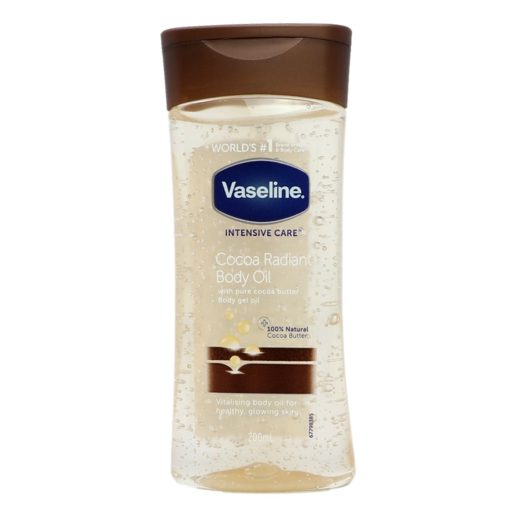 Buy Vaseline Body Oil 200ml Cocoa Radiant online at Intamarque Wholesale – Trusted FMCG distributor