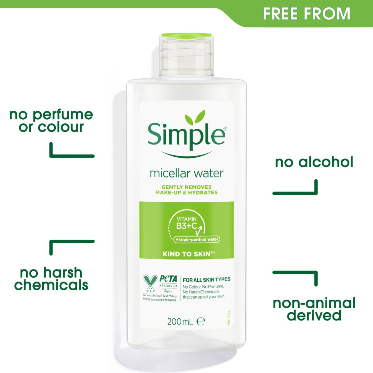 Simple Kind To Skin Micellar Water - Intamarque - Wholesale 8712561669825