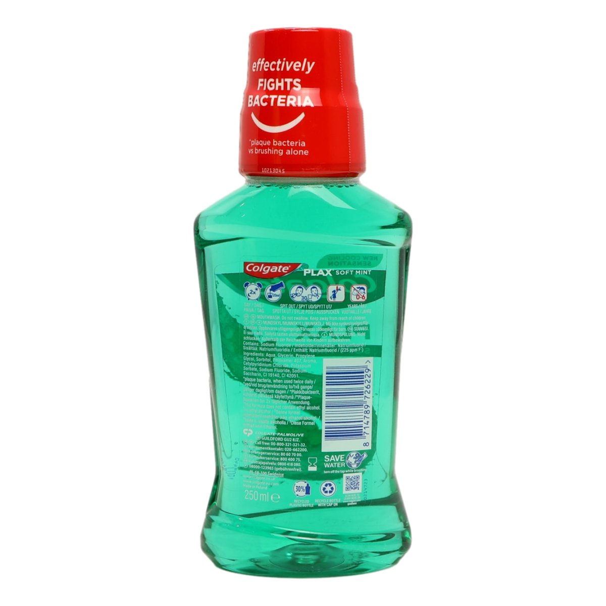 Colgate Mouth Rinse 250ml Plax Soft Green - Intamarque - Wholesale 8714789726229