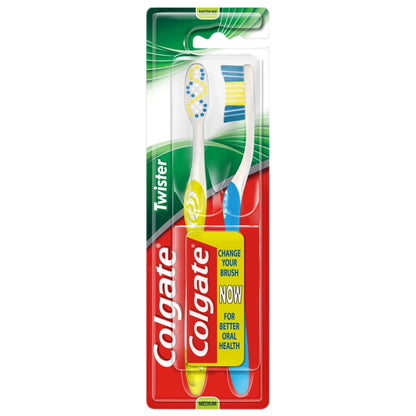 Buy Colgate Toothbrush 2pk Twister Twin online at Intamarque Wholesale – Trusted FMCG distributor
