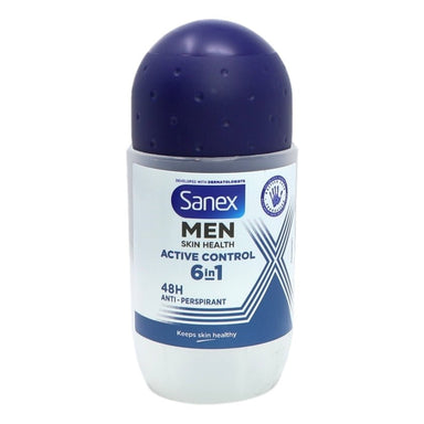 Sanex Deodorant Roll On 50ml Active Control for Men - Intamarque - Wholesale 8714789763460