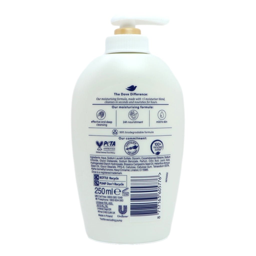 Dove Liquid Handwash 250ml Silk - Intamarque - Wholesale 8717163605776