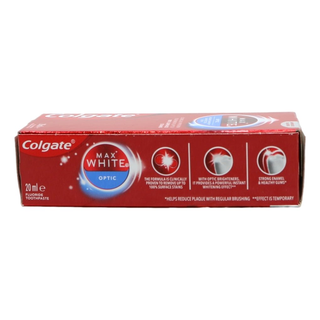 Colgate Toothpaste 20ml Max White Optic Travel