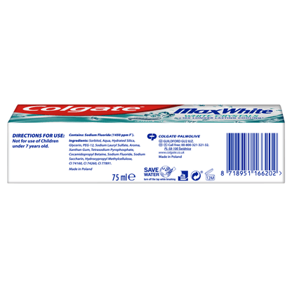 Colgate Toothpaste 75ml Max White
