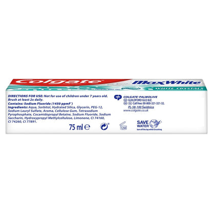 Colgate Toothpaste 75ml Max White