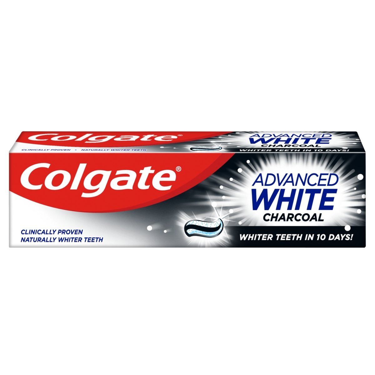 Colgate Toothpaste 75ml Advanced Whitening Charcoal