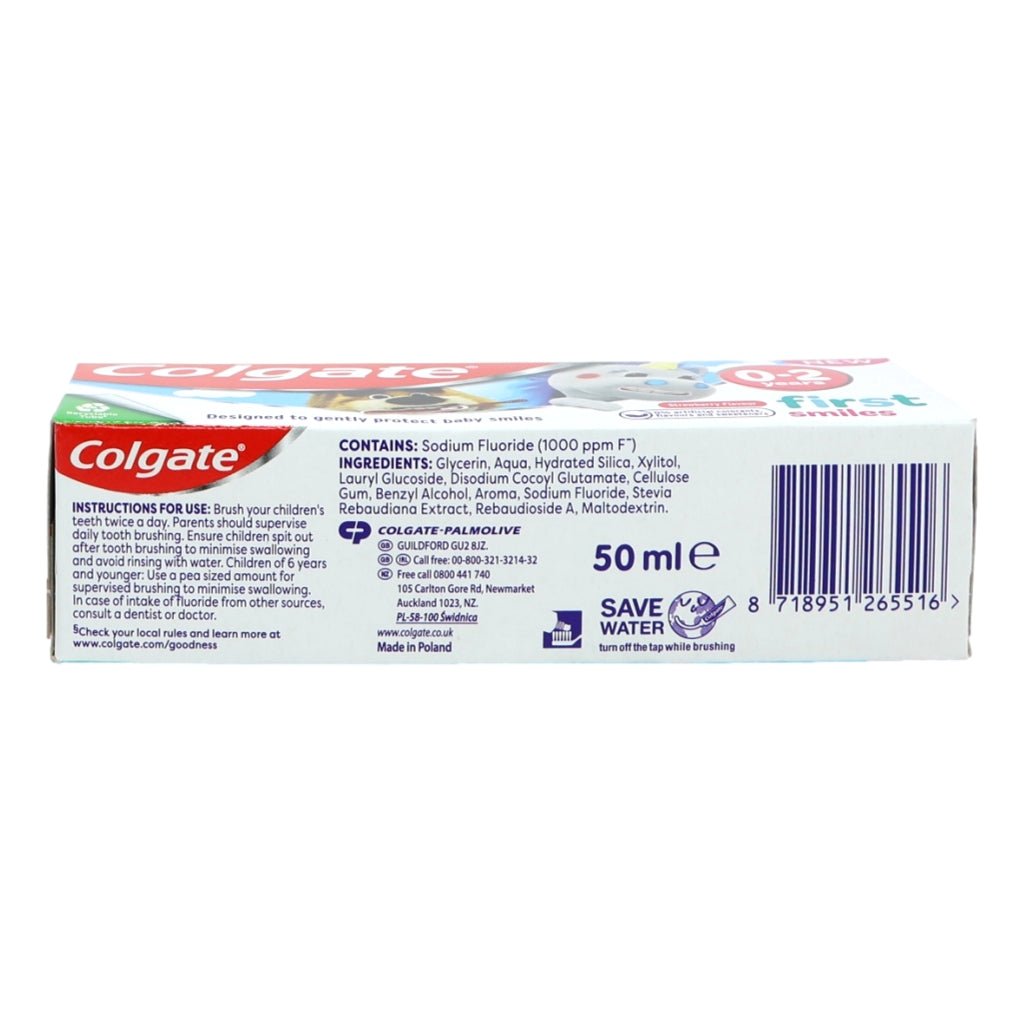 Colgate Toothpaste 50ml Kids Mild Fruit 0 - 2 Years - Intamarque - Wholesale 8718951265516