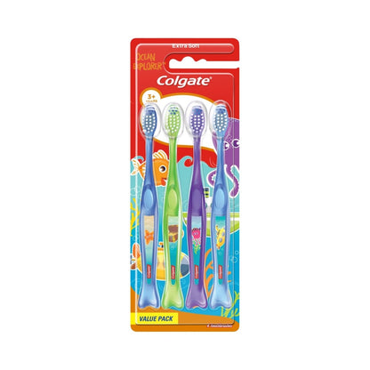 Colgate Toothbrush 4pk Kids Ocean Explorers