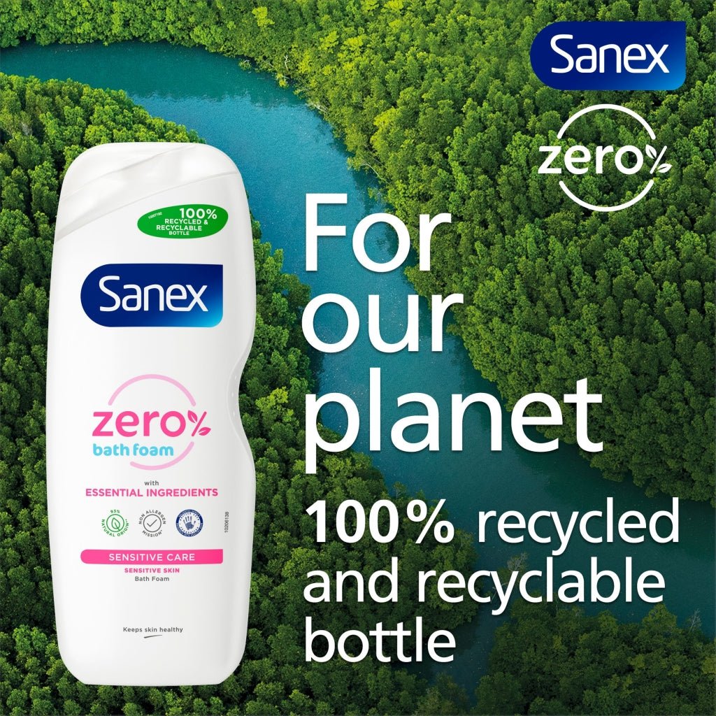 Sanex Bath Foam Zero% Sensitive