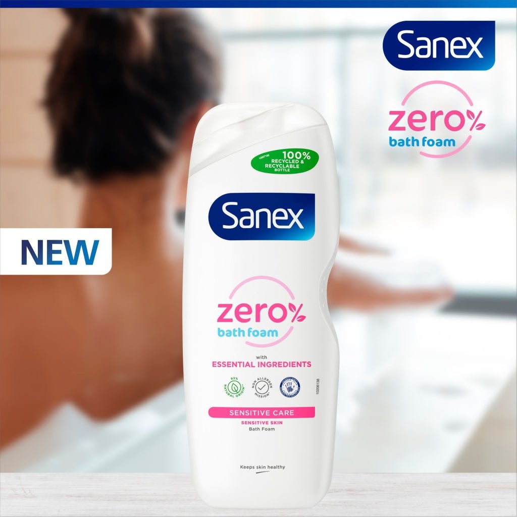 Sanex Bath Foam Zero% Sensitive