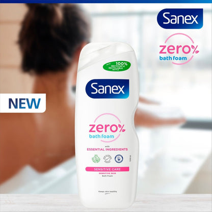 Sanex Bath Foam Zero% Sensitive