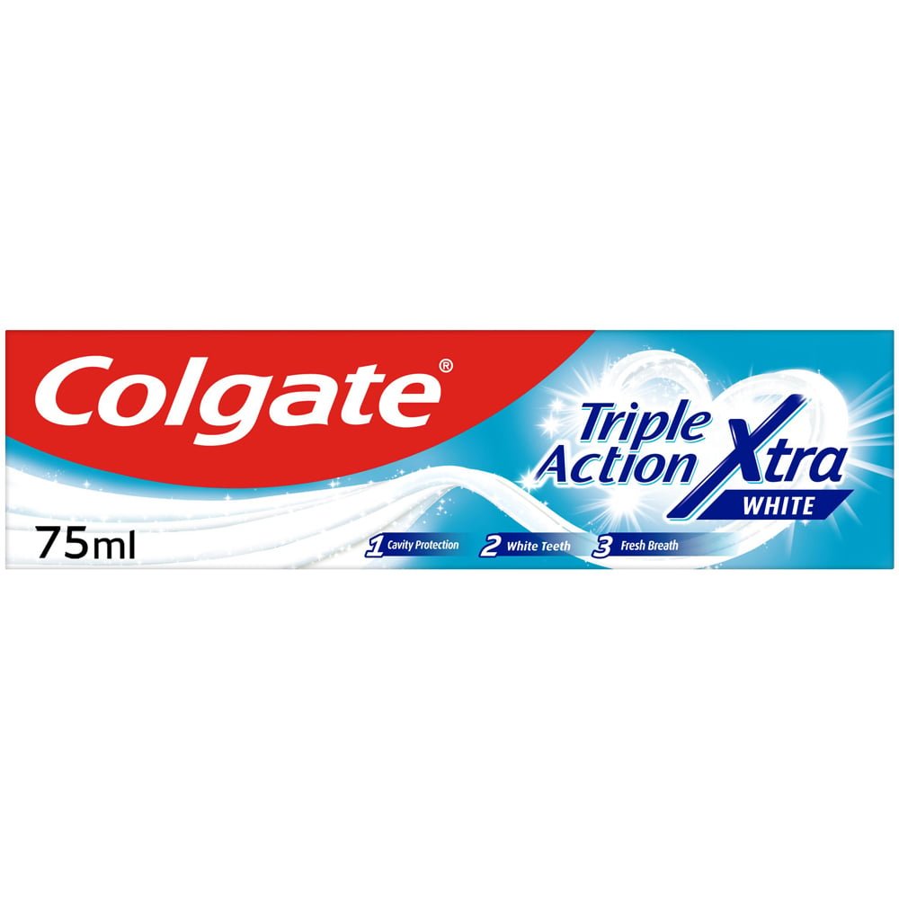 Buy Colgate Toothpaste 75ml Triple Action White online at Intamarque Wholesale – Trusted FMCG distributor