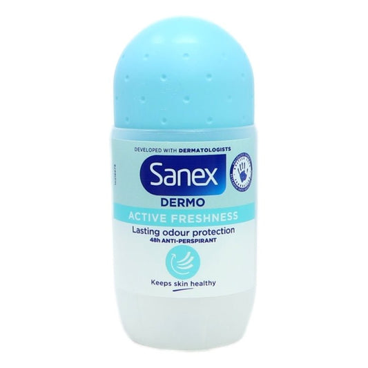 Sanex Deodorant Roll On Active Fresh 50ml