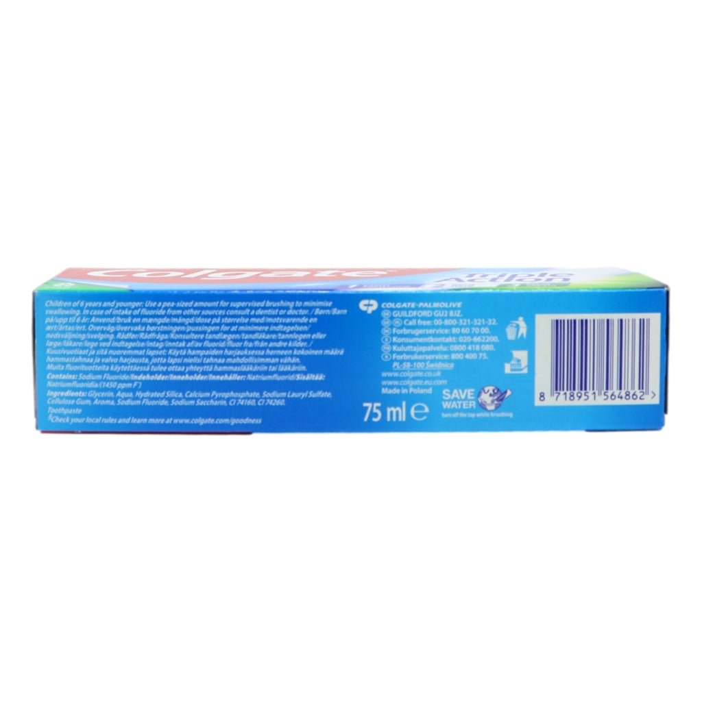 Colgate Toothpaste 75ml Triple Action SRP - Intamarque - Wholesale 8718951564862