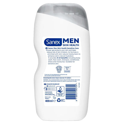 Sanex Shower Gel Men 400ml Sensitive