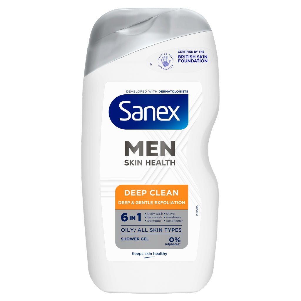 Sanex Shower Gel Men 400ml Pure Detox