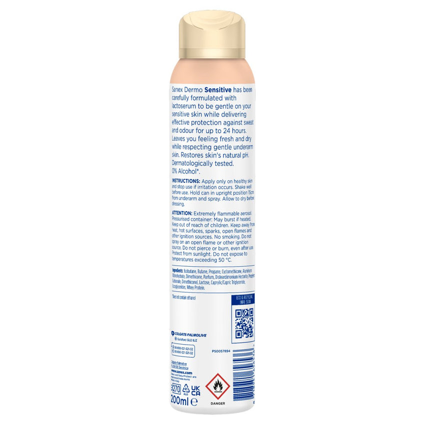 Sanex Deo Spray 200ml Dermo Sensitive