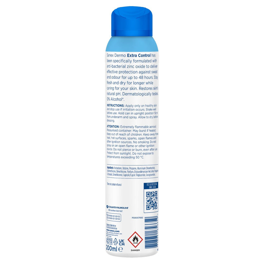 Sanex Deo Spray 200ml Extra Control