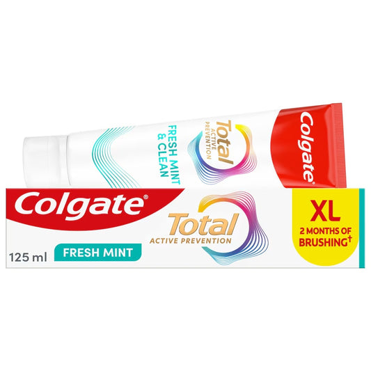 Buy Colgate Total Active Prevention Toothpaste 125ml Freshmint online at Intamarque Wholesale – Trusted FMCG distributor