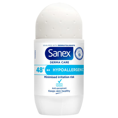 Sanex Deo Roll On 50ml 72hr Dermo Hypoallergenic