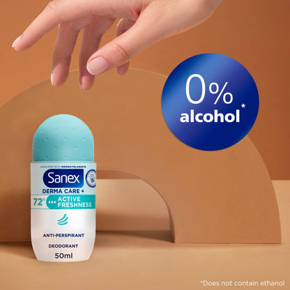Sanex Deo Roll On 50ml 72hr Active Fresh
