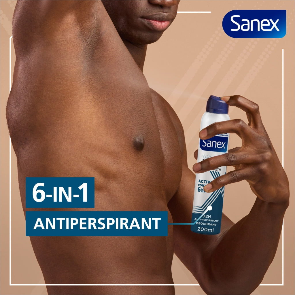 Sanex Deo Spray 200ml 72hr Men Active Control