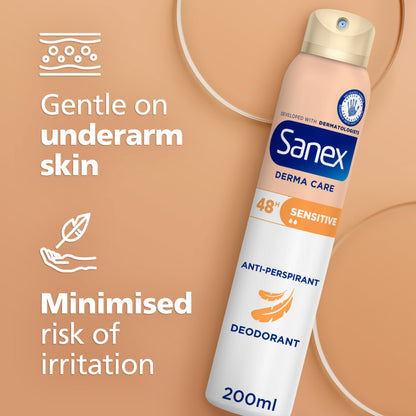 Sanex Deo Spray 200ml 72hr Dermo Sensitive