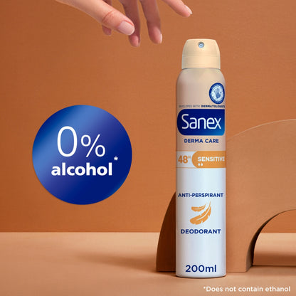 Sanex Deo Spray 200ml 72hr Dermo Sensitive