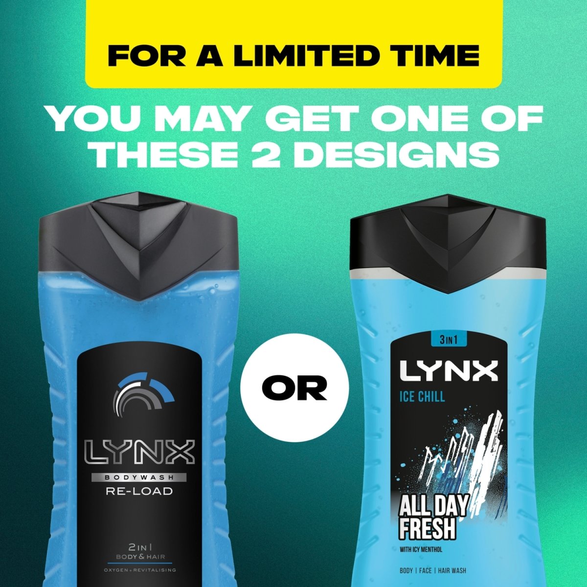 Lynx Shower Gel 225ml Ice Chill