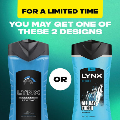 Lynx Shower Gel 225ml Ice Chill